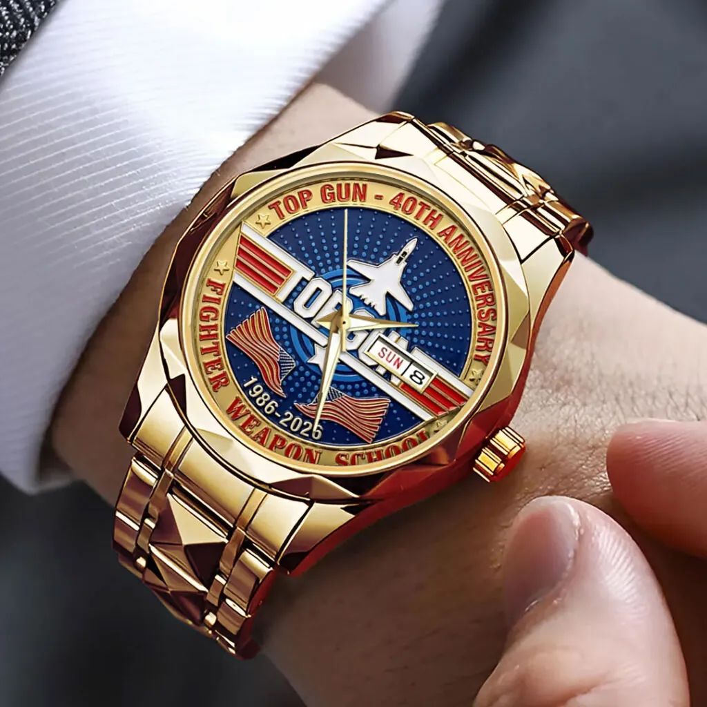 Gun 40th Anniversary Alloy Luxury Quartz Watch