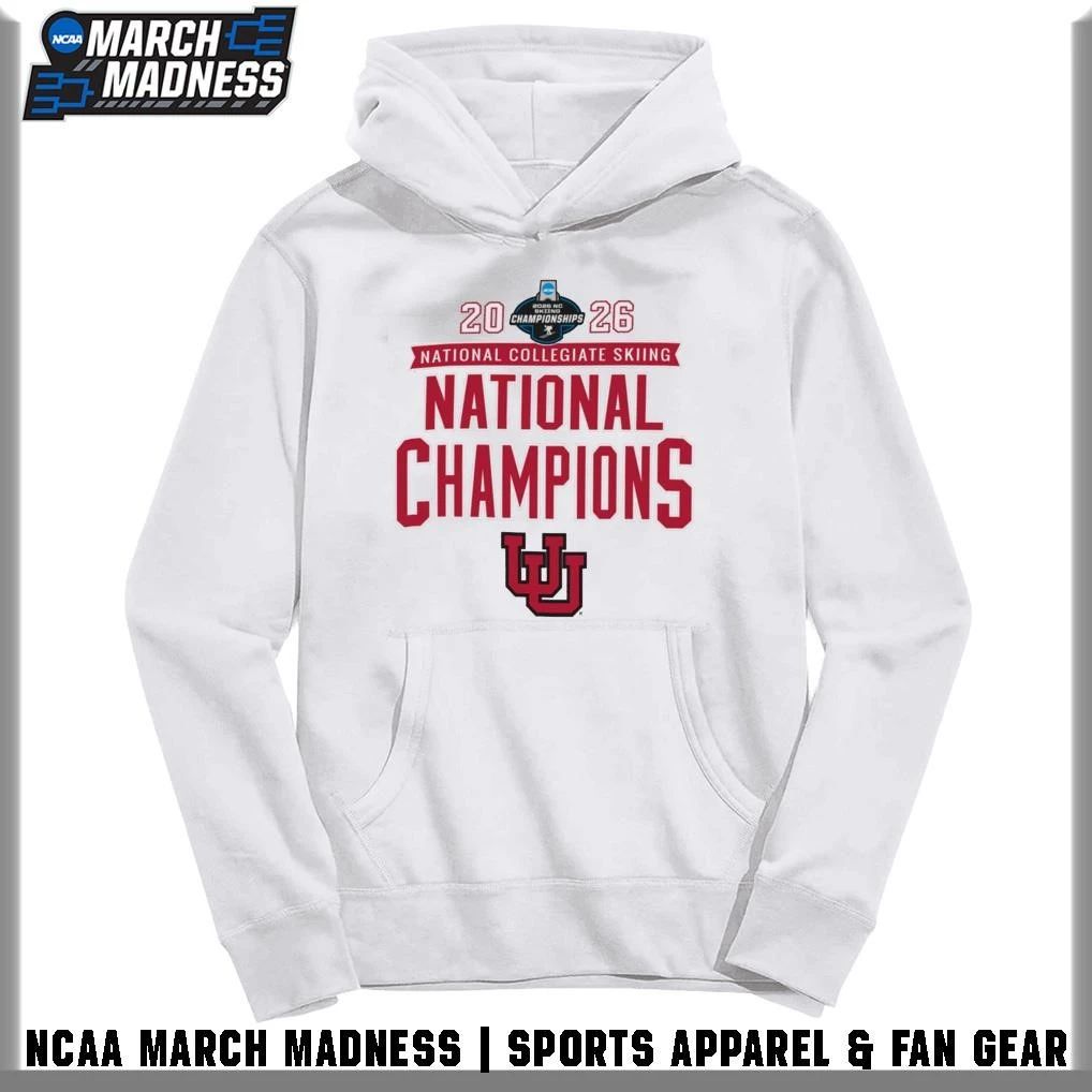 Utah Utes 2026 NCAA Skiing National Champions T-Shirt