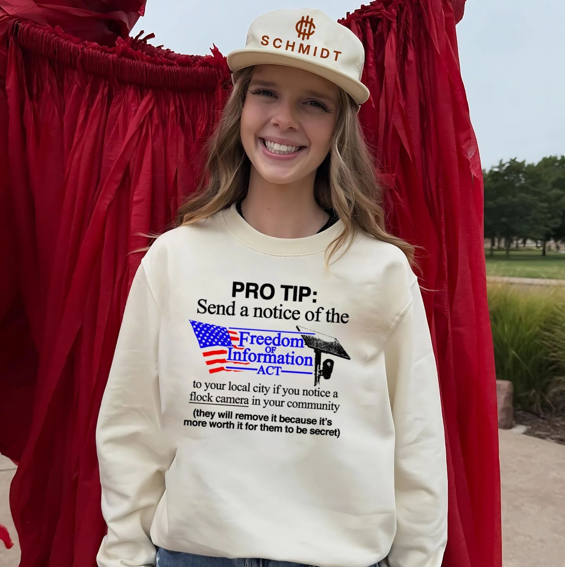 Pro Tip – Send a Freedom of Information Act Notice for Flock Cameras shirt