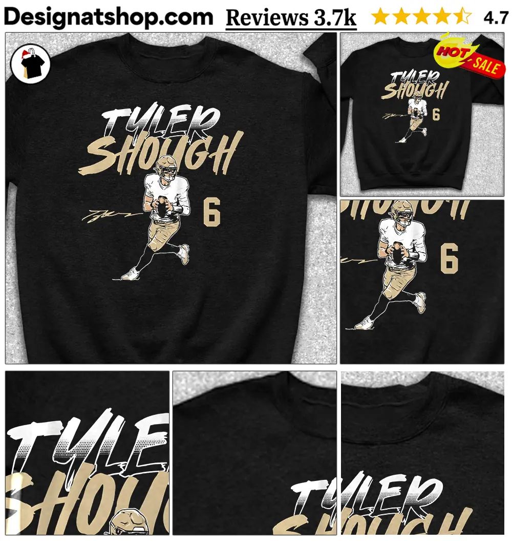 Tyler Shough Name Number Pose New Orleans signature shirt