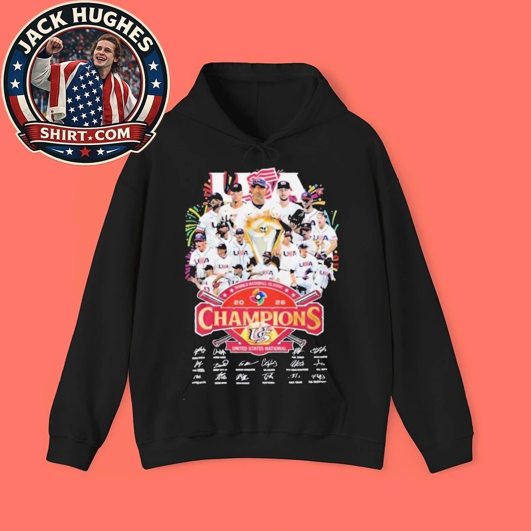 Usa National Team 2026 World Baseball Classic Champions Signature Shirt
