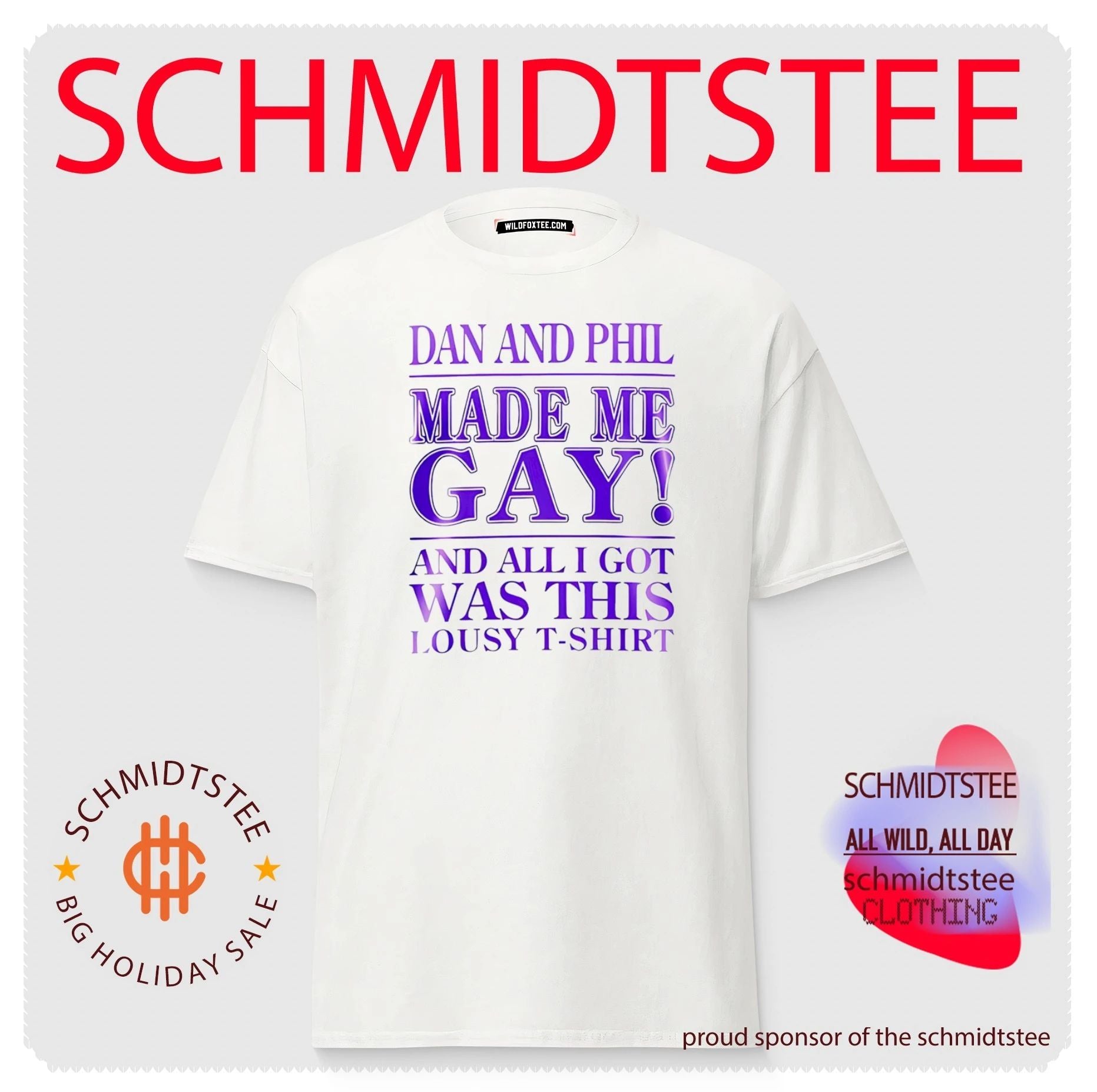 Dan and Phil The Hard Launch World Tour 2026 Made Me Gay shirt