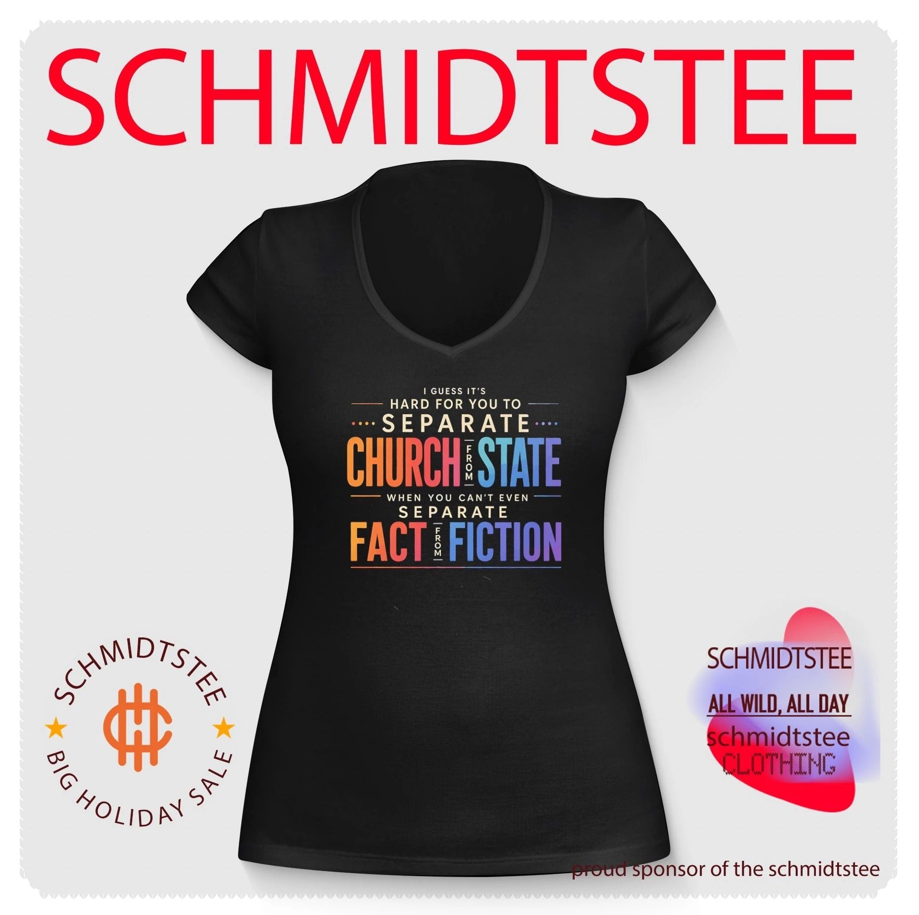 I guess it’s hard for you to separate church from state when you can’t even separate fact from fiction shirt