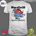 World Cup 26 North America Cum Map Shirt