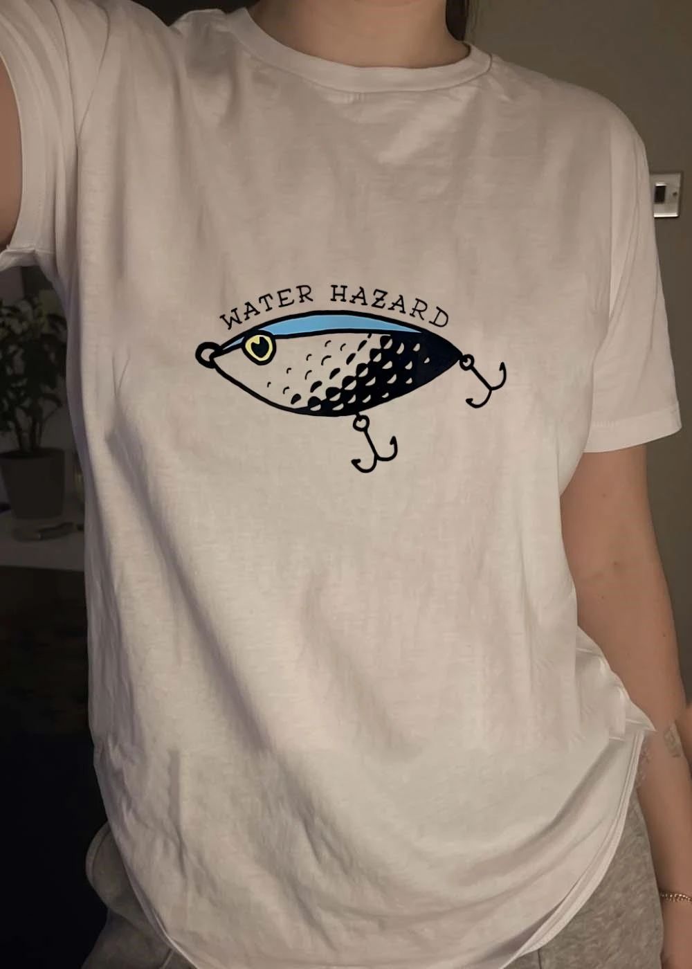 Fishing Gear Water Hazard Fish Lure T-Shirt