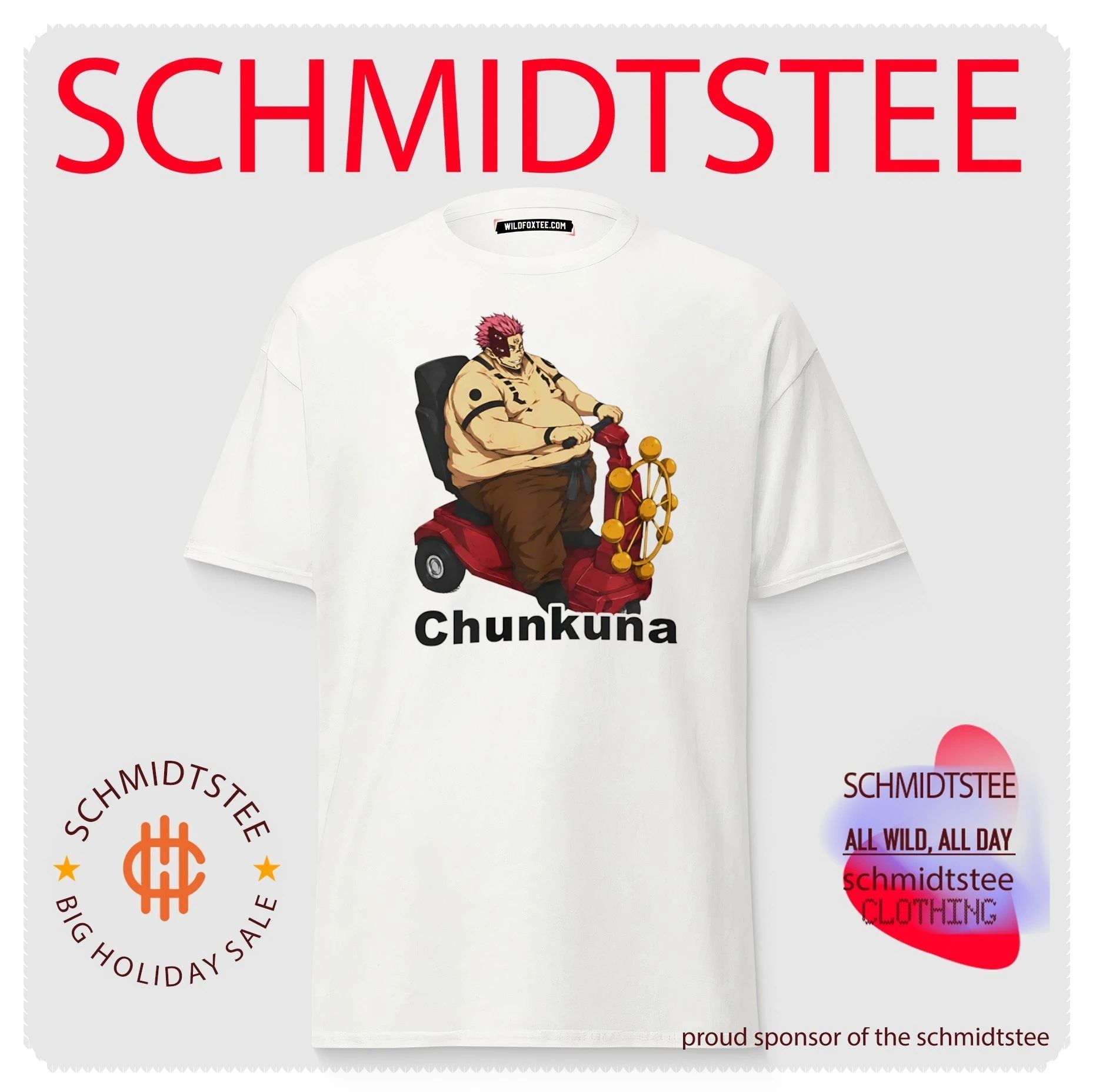 Chunkuna Jujutsu Kaisen Ryomen Sukuna Anime Meme shirt