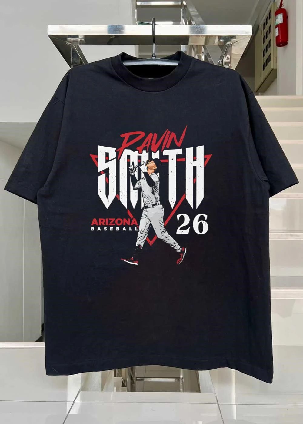 Pavin Smith Arizona Baseball Player Hitting 26 Arizona Baseball T-Shirt