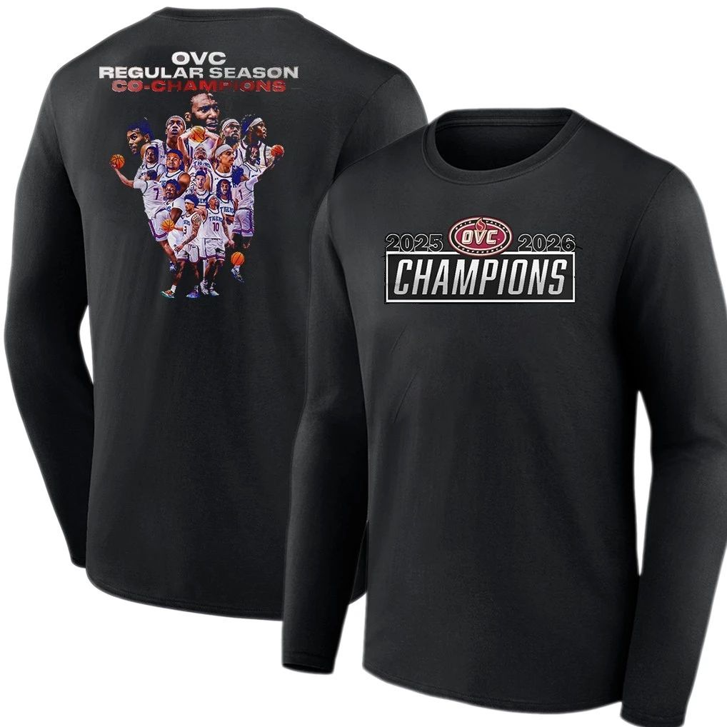 Tennessee State Tigers Men’s Basketball Ohio Valley Conference 2025-2026 Champions T-Shirt