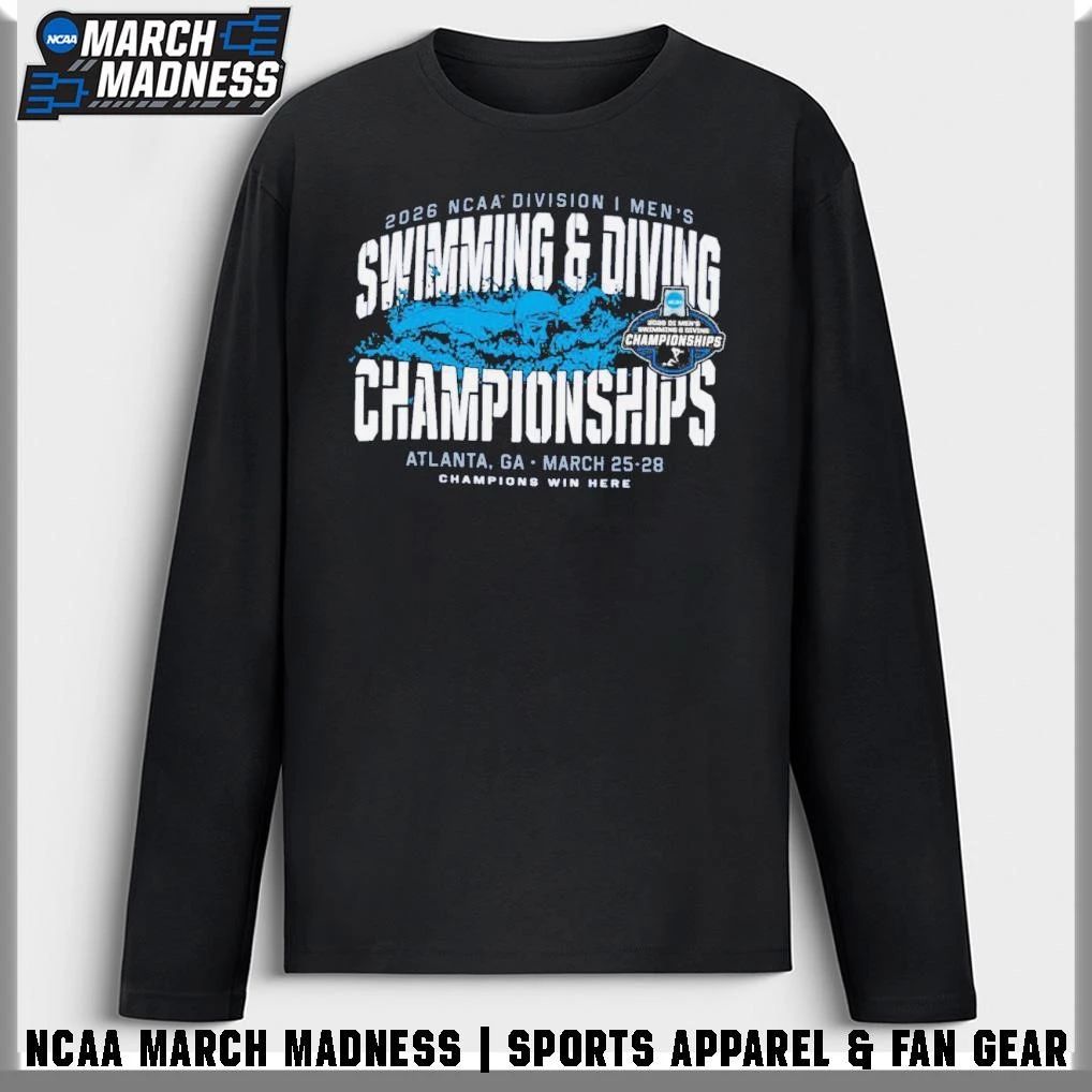 2026 NCAA Division I Men’s Swimming & Diving Championships Atlanta, GA March 25-28 T-Shirt