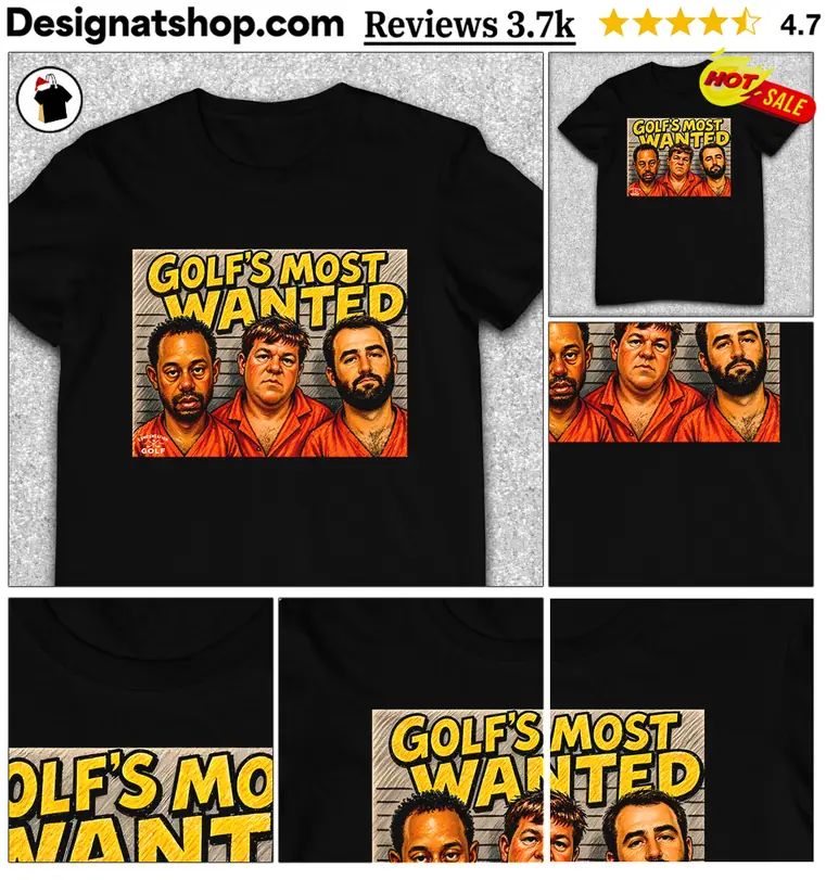 Golf’s Most Wanted Mugshot Trio Graphic shirt