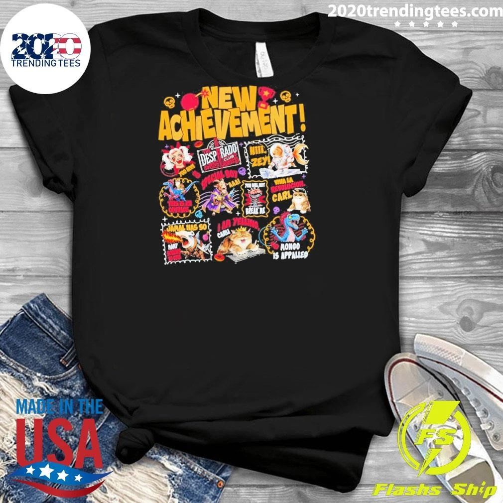 New Achievement Dungeon Crawler Carl The Desperado Club Hi Zey I Am Yelling Carl Shirt