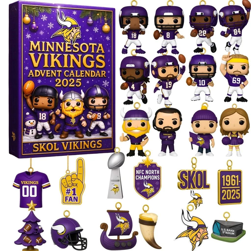 Minnesota Vikings Advent Calendar 2025 – Skol! Holiday Countdown