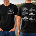 Reel Cool Grandpa Dad - Personalized T Shirt