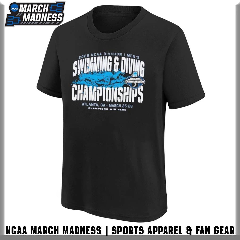2026 NCAA Division I Men’s Swimming & Diving Championships Atlanta, GA March 25-28 T-Shirt