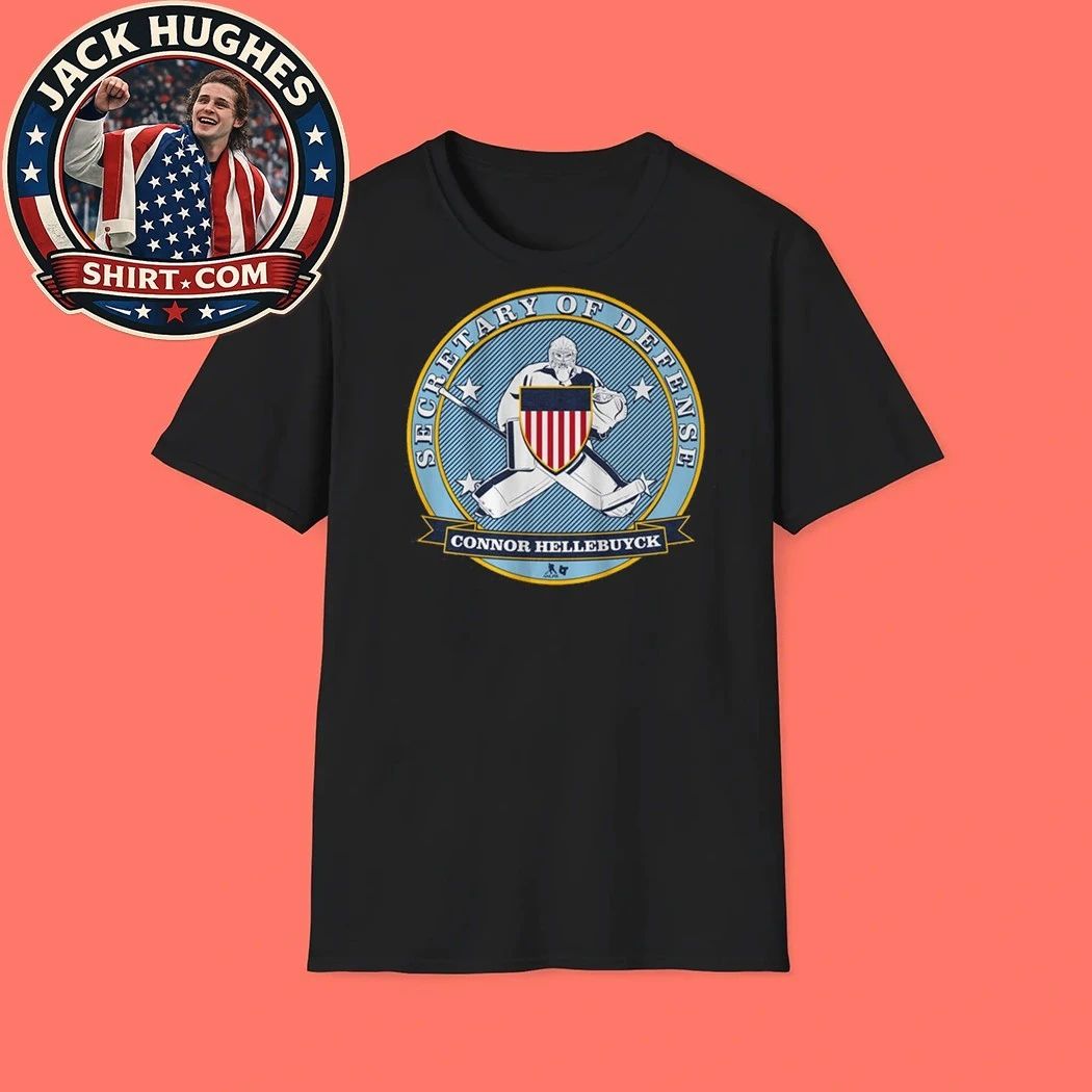 Connor Hellebuyck Secretary of Defense Hockey Shirt