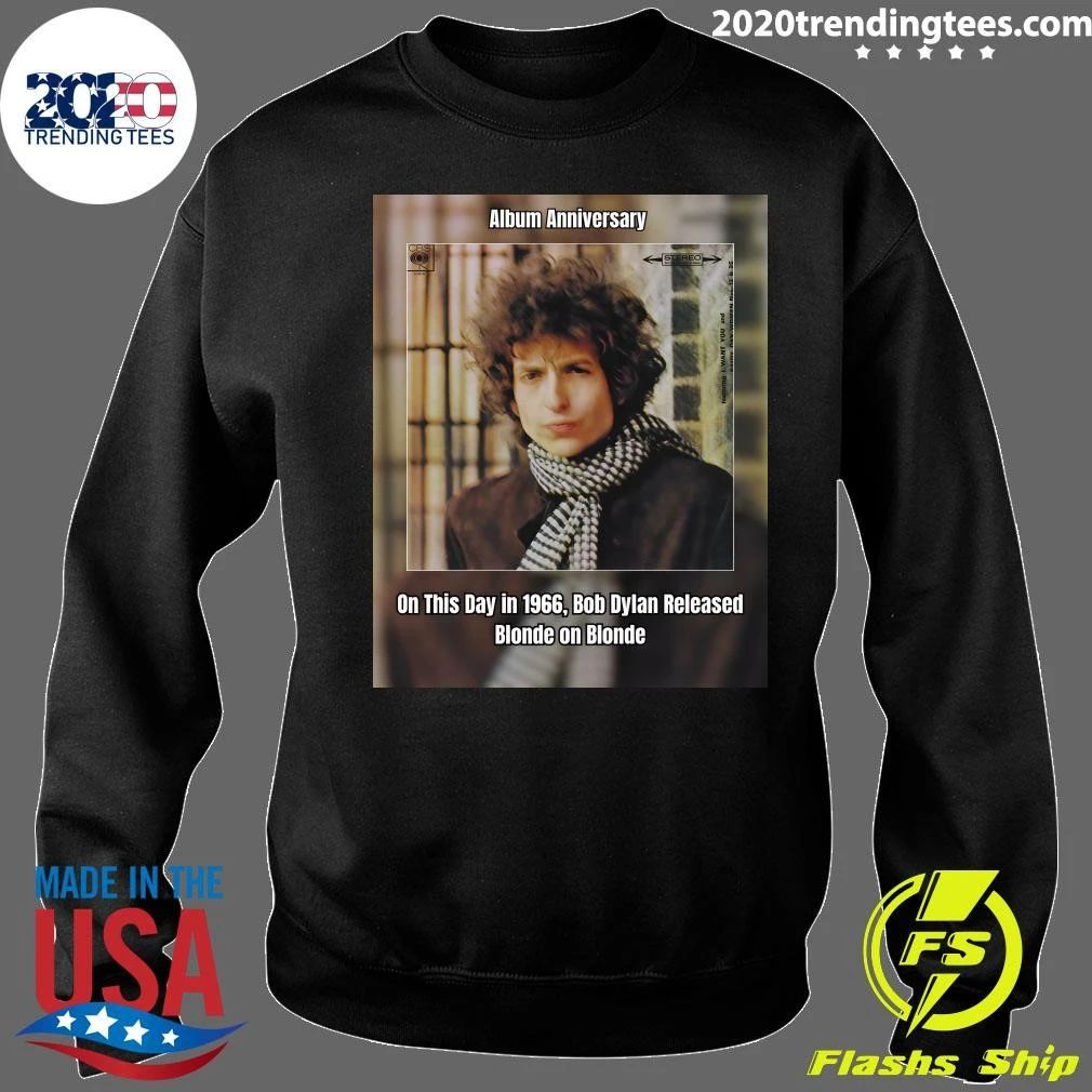 On This Day in 1966, Bob Dylan Released Blonde on Blonde Shirt