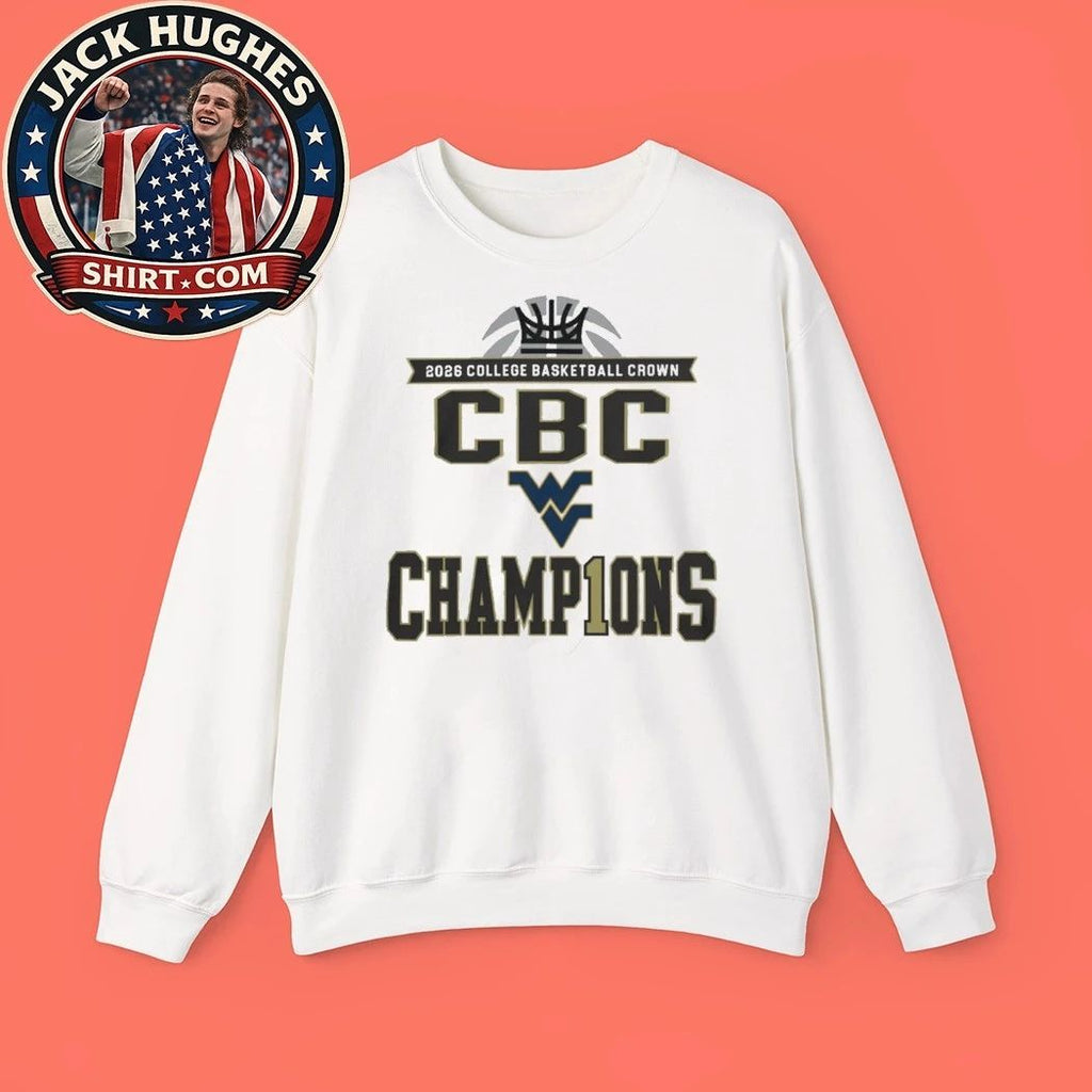 WVU Mountaineers 2026 College Basketball Crown Champions Shirt