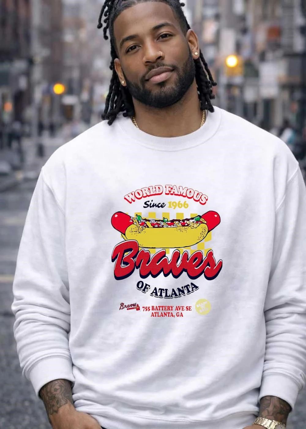 Braves Ready to Roll World Famous Since 1966 755 Battery Ave Atlanta GA T-Shirt