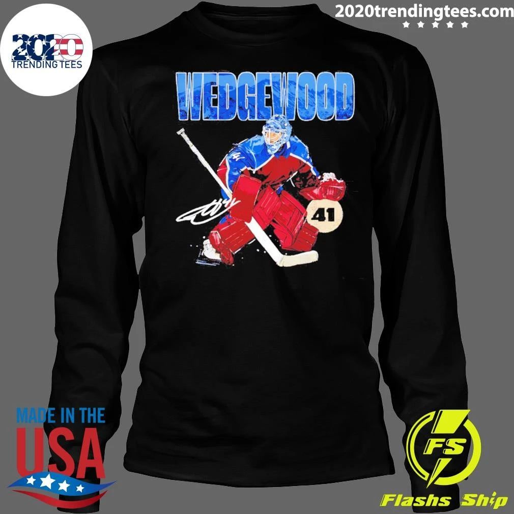 Scott Wedgewood Colorado Avalanche Goalie Shirt