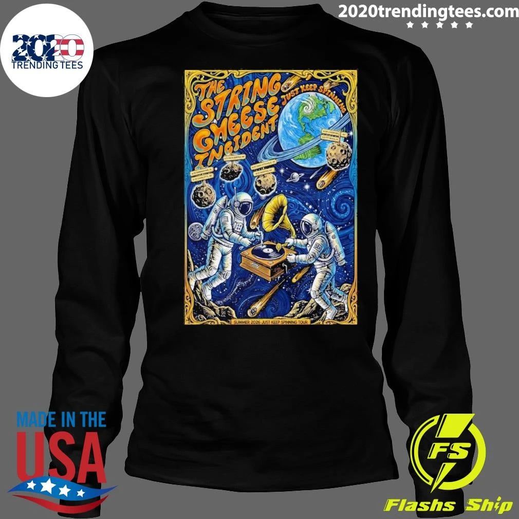 The String Cheese Incident Summer Just Keep Spinning Tour 26 Poster Shirt