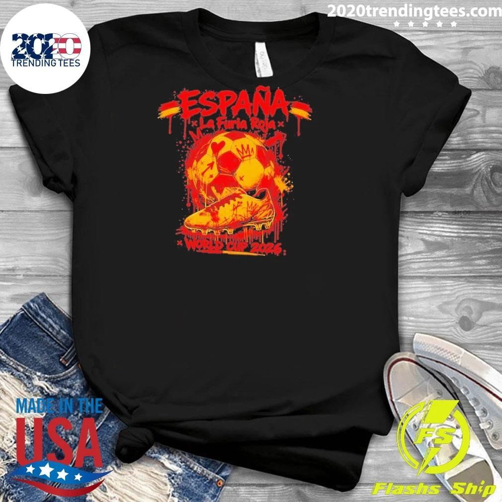 Espana La Furia Roja Spain Soccer World Cup 2026 Shirt