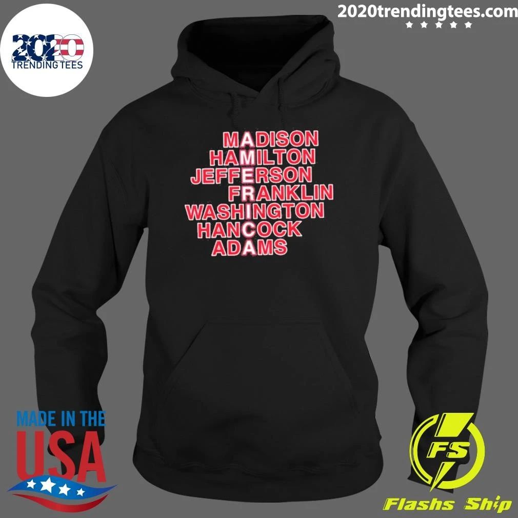 America Founding Fathers Acrostic American History Shirt