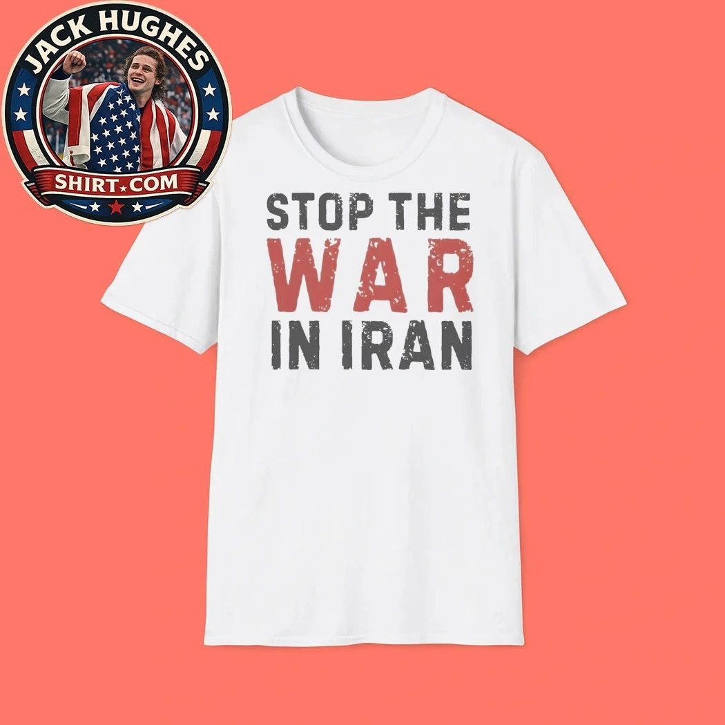Stop The War In Iran Peace Message Vintage Typography Shirt