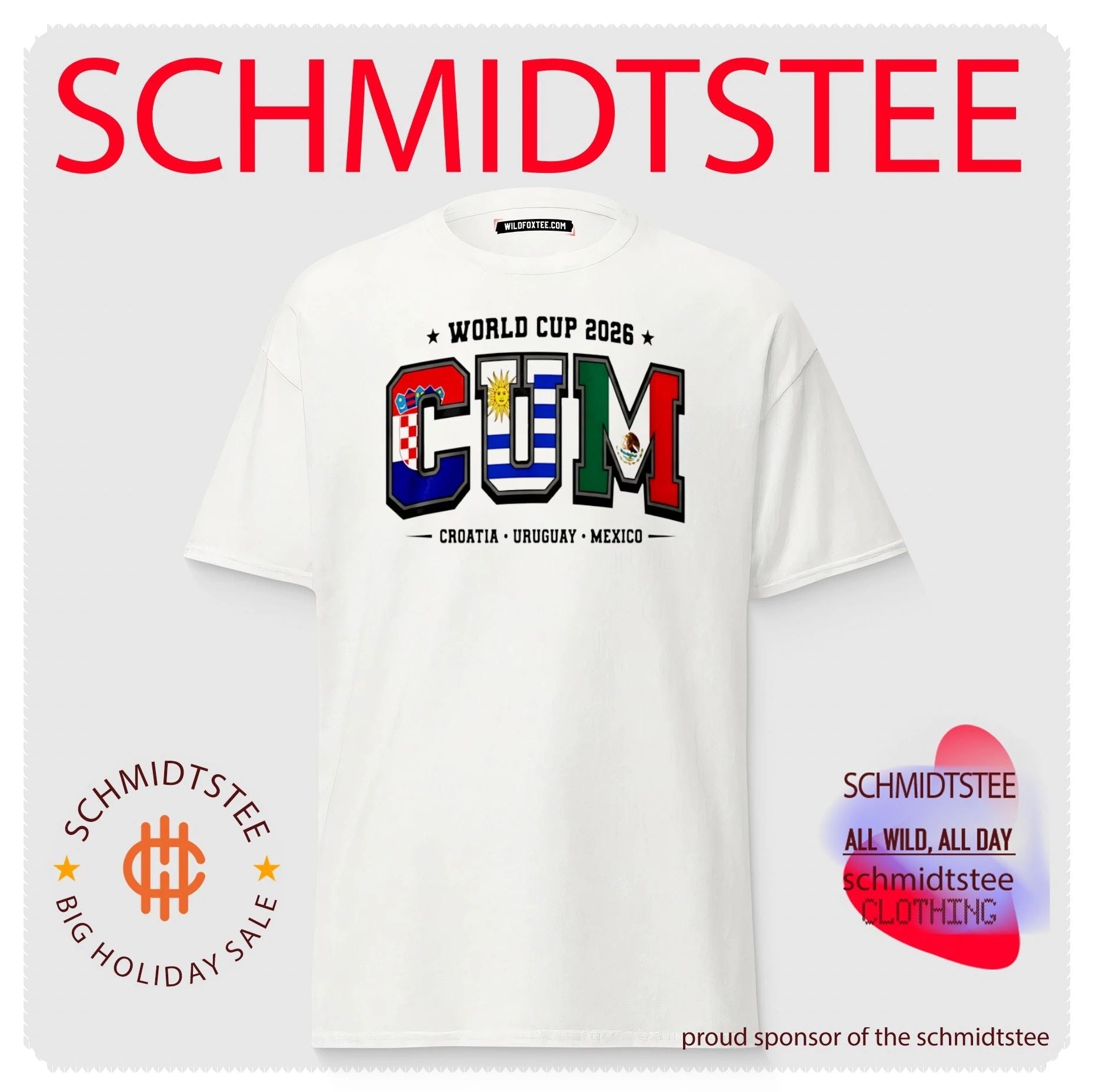 C U M World Cup 2026 Soccer Croatia Uruguay Mexico shirt