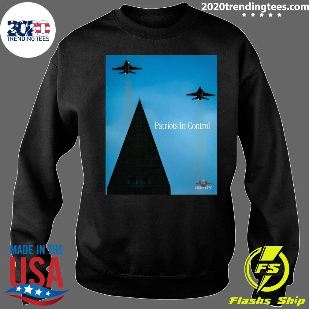 Patriots In Control USA 250th Anniversary Fighter Jet Patriotic Poster Shirt