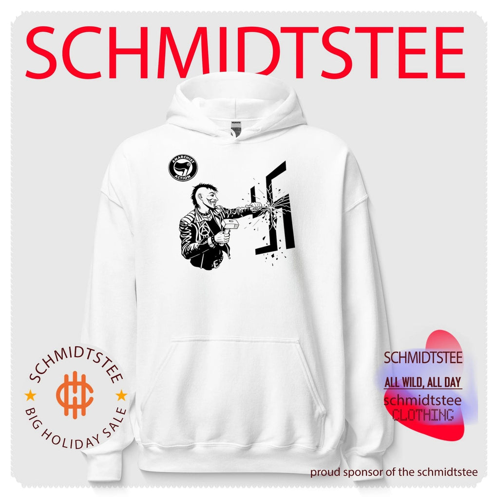 Anarchist Action Punk Smashing Swastika shirt