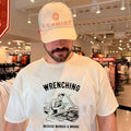 Wrenching because murder is wrong vintage shirt