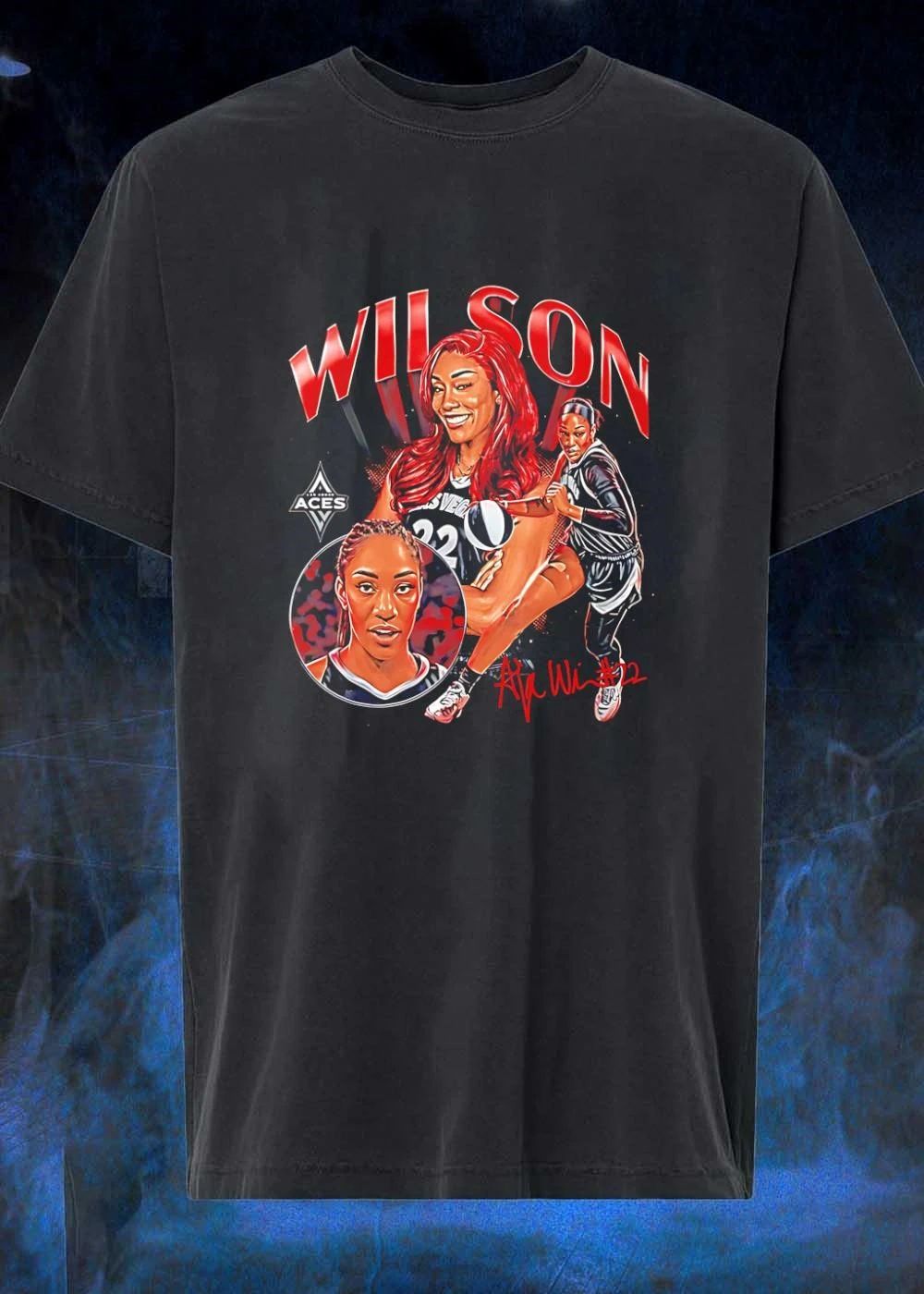 Aja Wilson 22 Las Vegas Aces shirt