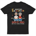 Annoying Each Other Retro Couple - Personalized T Shirt