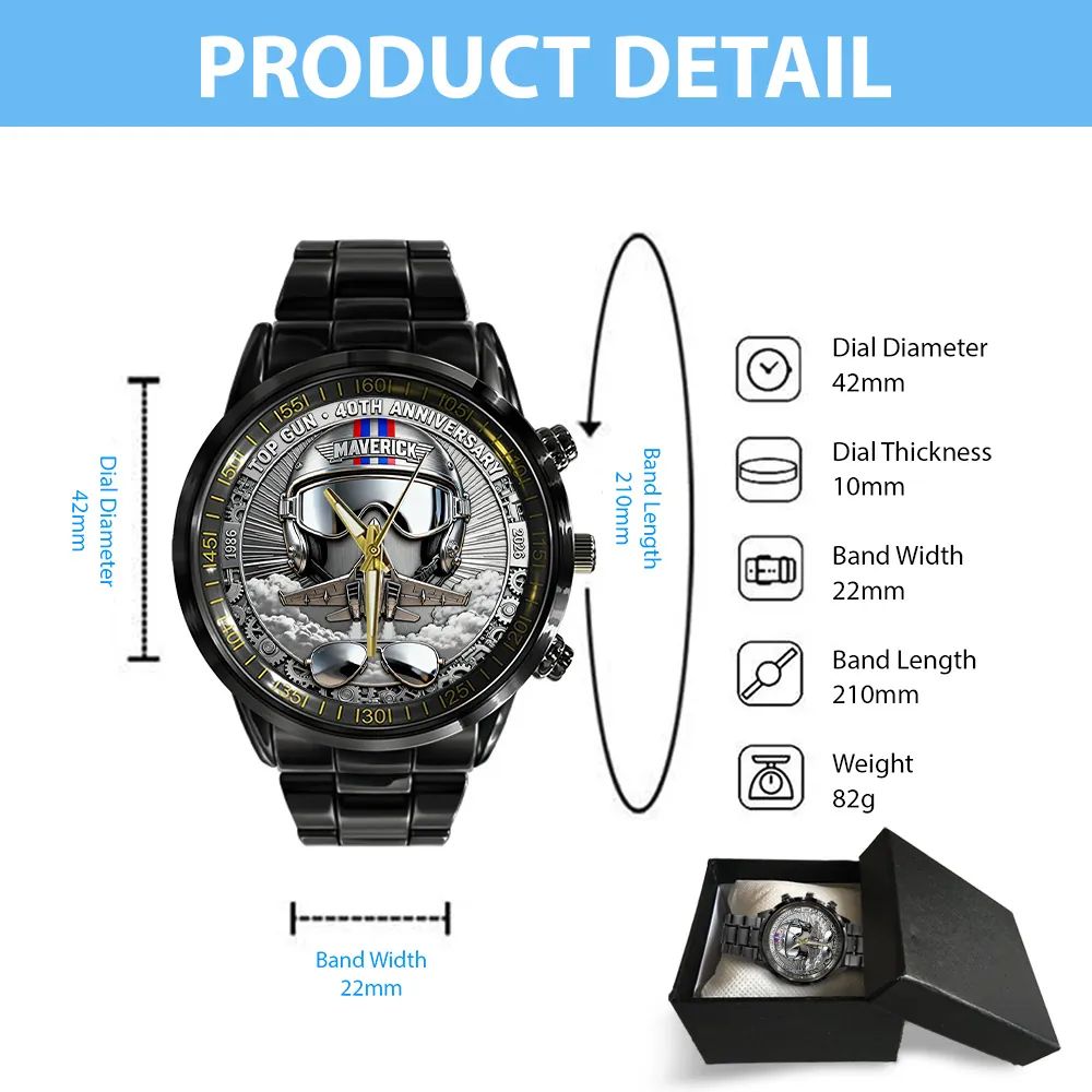 Gun 40th Anniversary Steel Watch