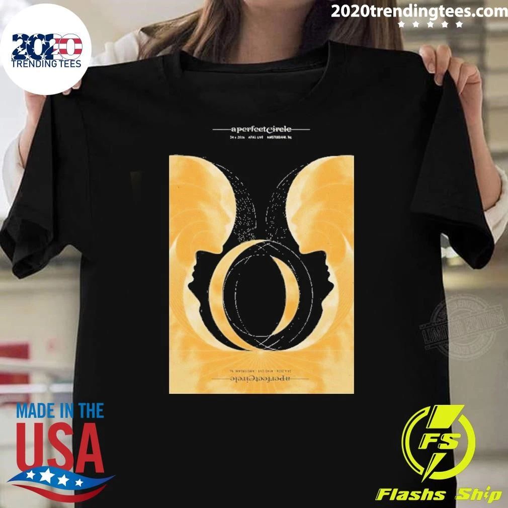 A Perfect Circle Amsterdam 24 June 2026 Tour Poster Shirt