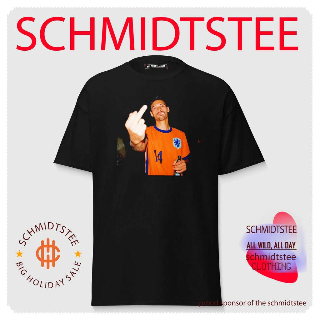 Netherlands National Football Team Number 14 middle finger shirt