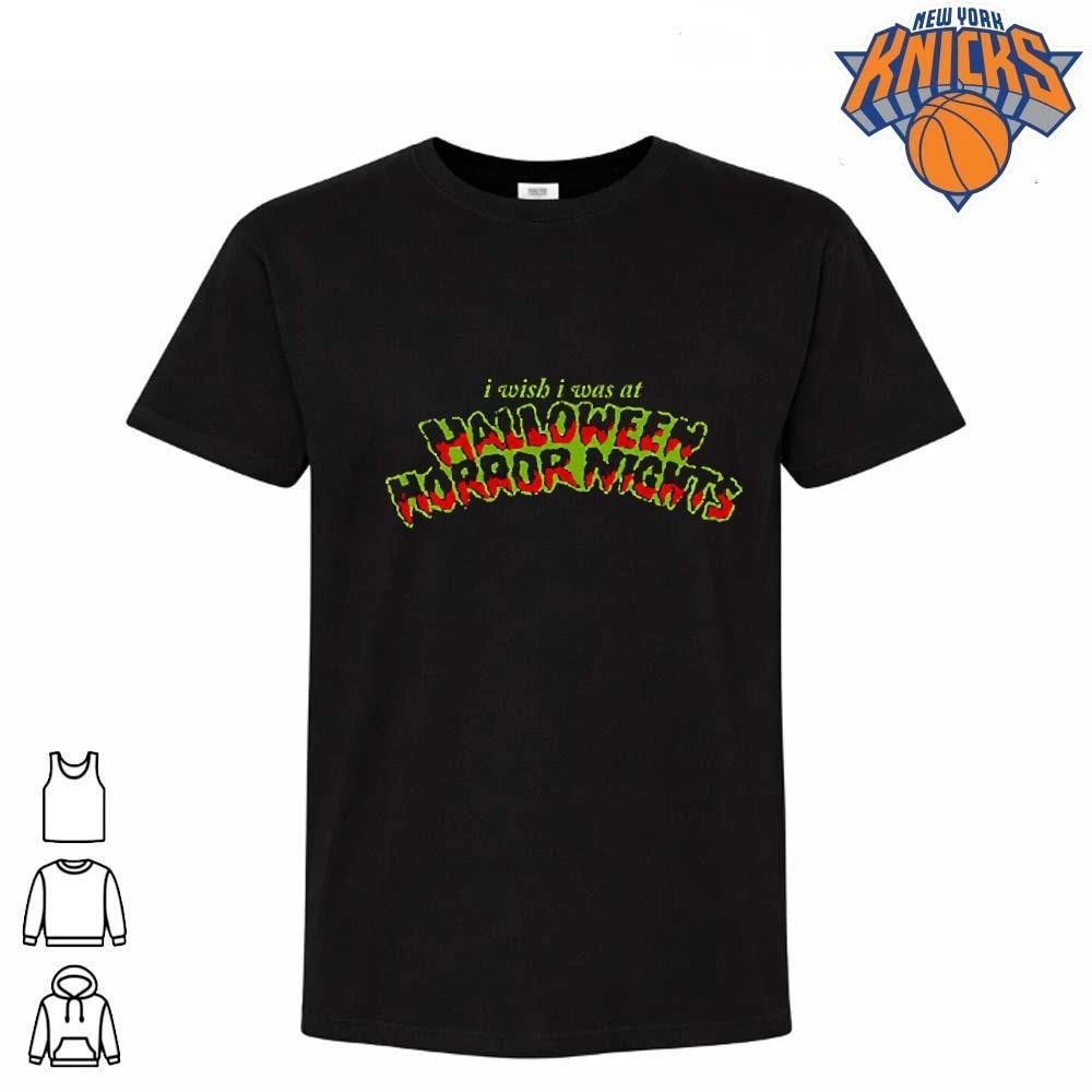 I Wish I Was At Halloween Horror Nights Aesthetic Graphic Shirt