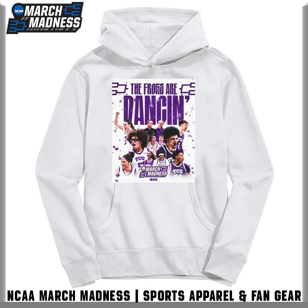 TCU Men’s and Women’s The Frogs Are Dancing’ March Madness First Time T-Shirt