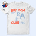 Custom Photo Outline Sketch Boy Mom Club Harder To Keep Alive - Personalized T Shirt