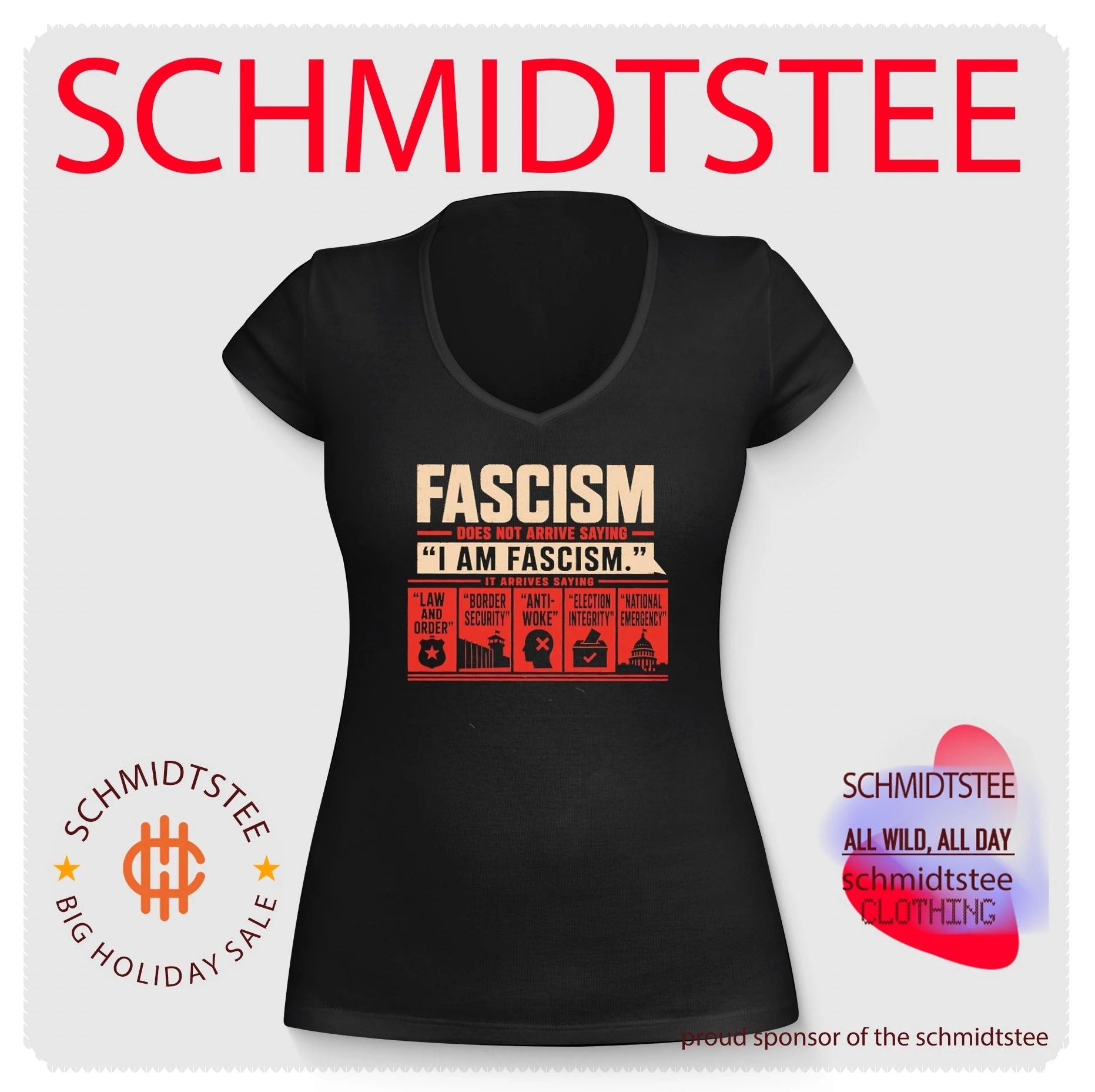 Fascism does not arrive saying I am fascism vintage shirt