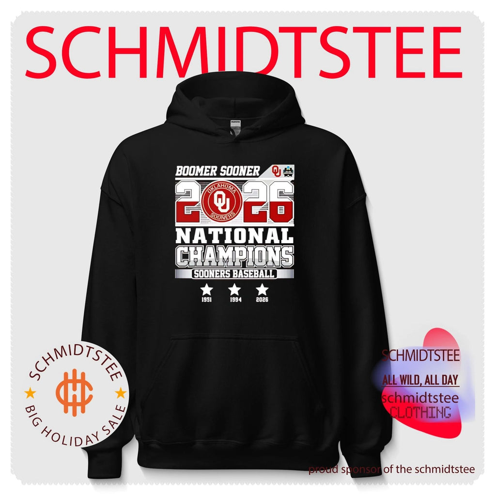 Oklahoma Sooners 2026 National Champions Baseball 3 Time shirt