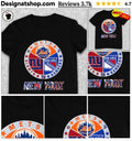 Mets Giants Rangers New York sports team shirt
