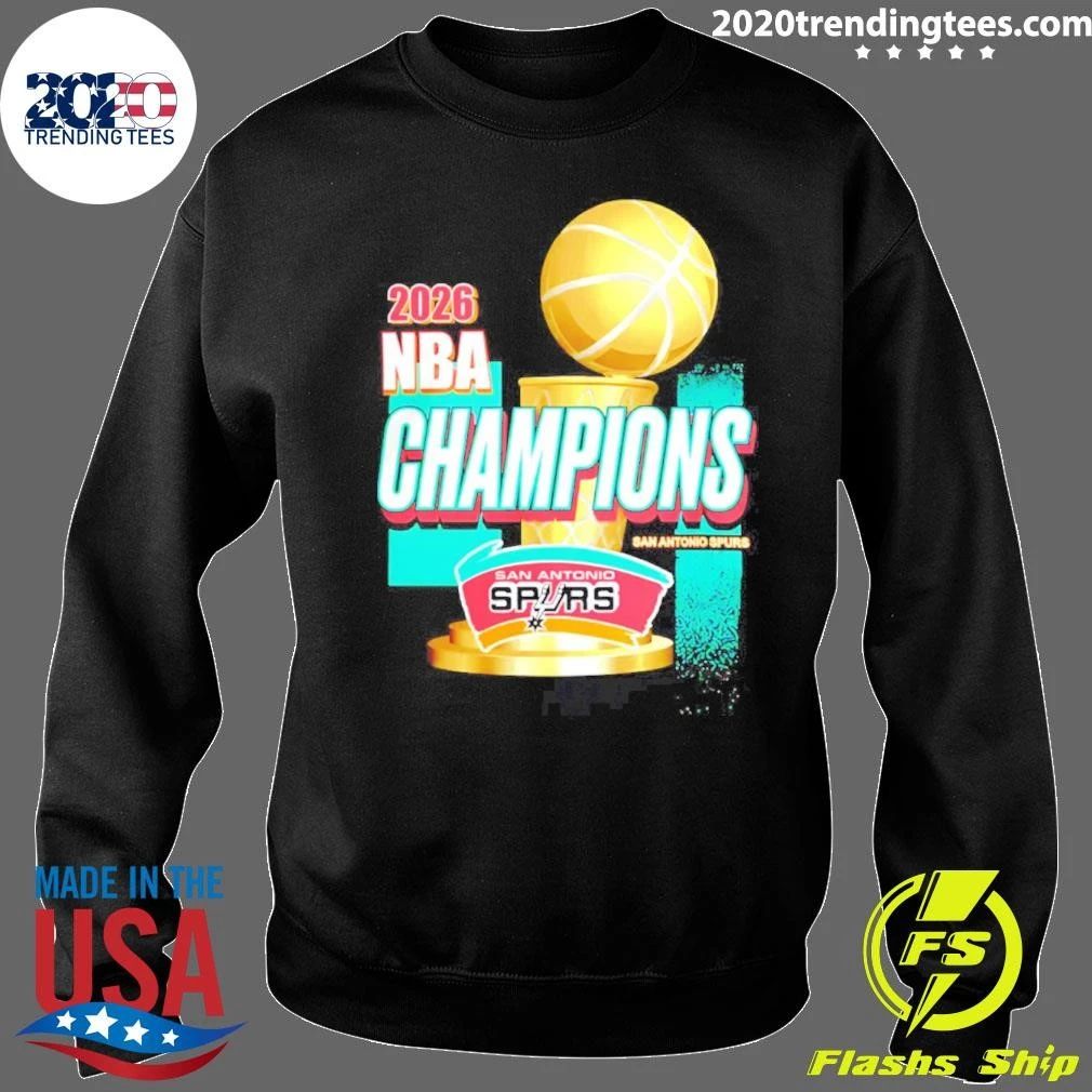 San Antonio Spurs 2026 Nba Champions Trophy Shirt