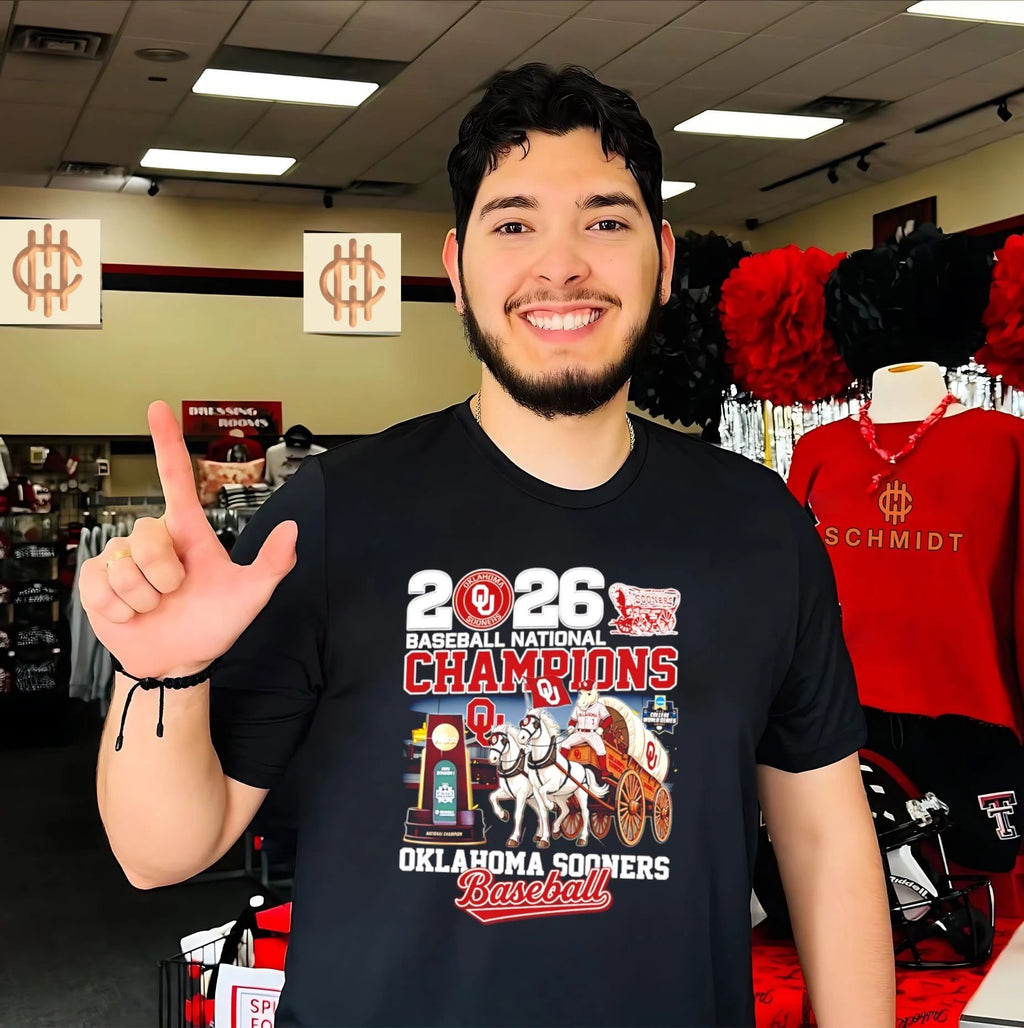 2026 Oklahoma Sooners Baseball National Champions shirt