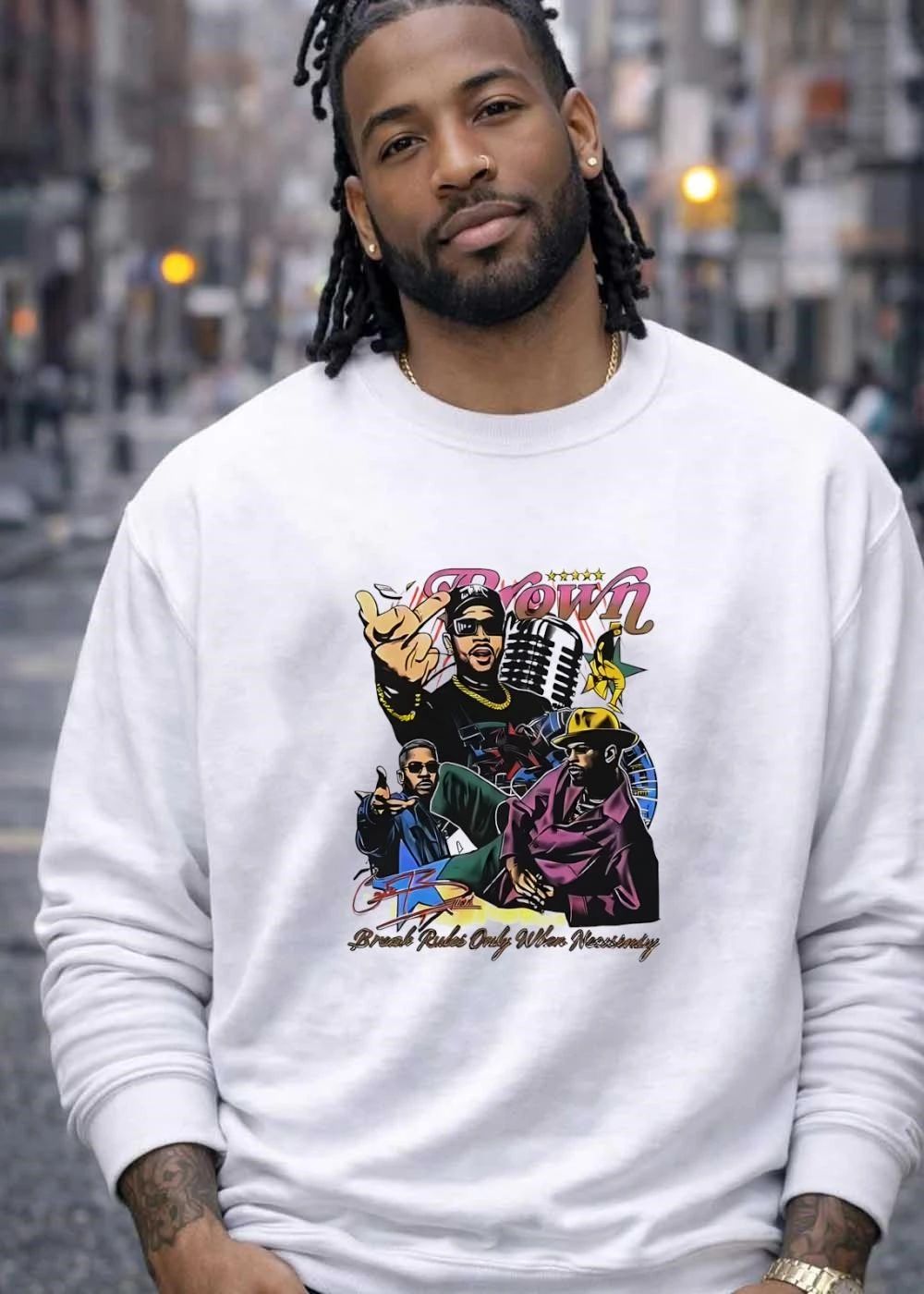 Brown Break Rules Only When Necessary Chris Brown T-Shirt