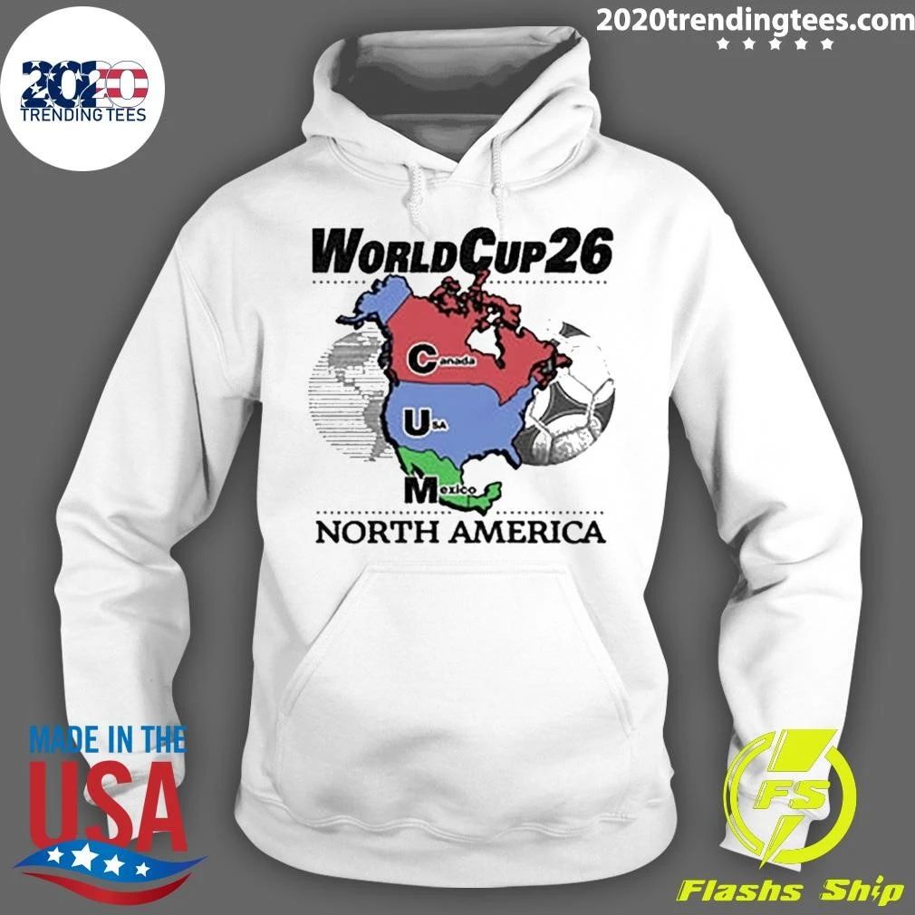 World Cup 26 North America Cum Map Shirt
