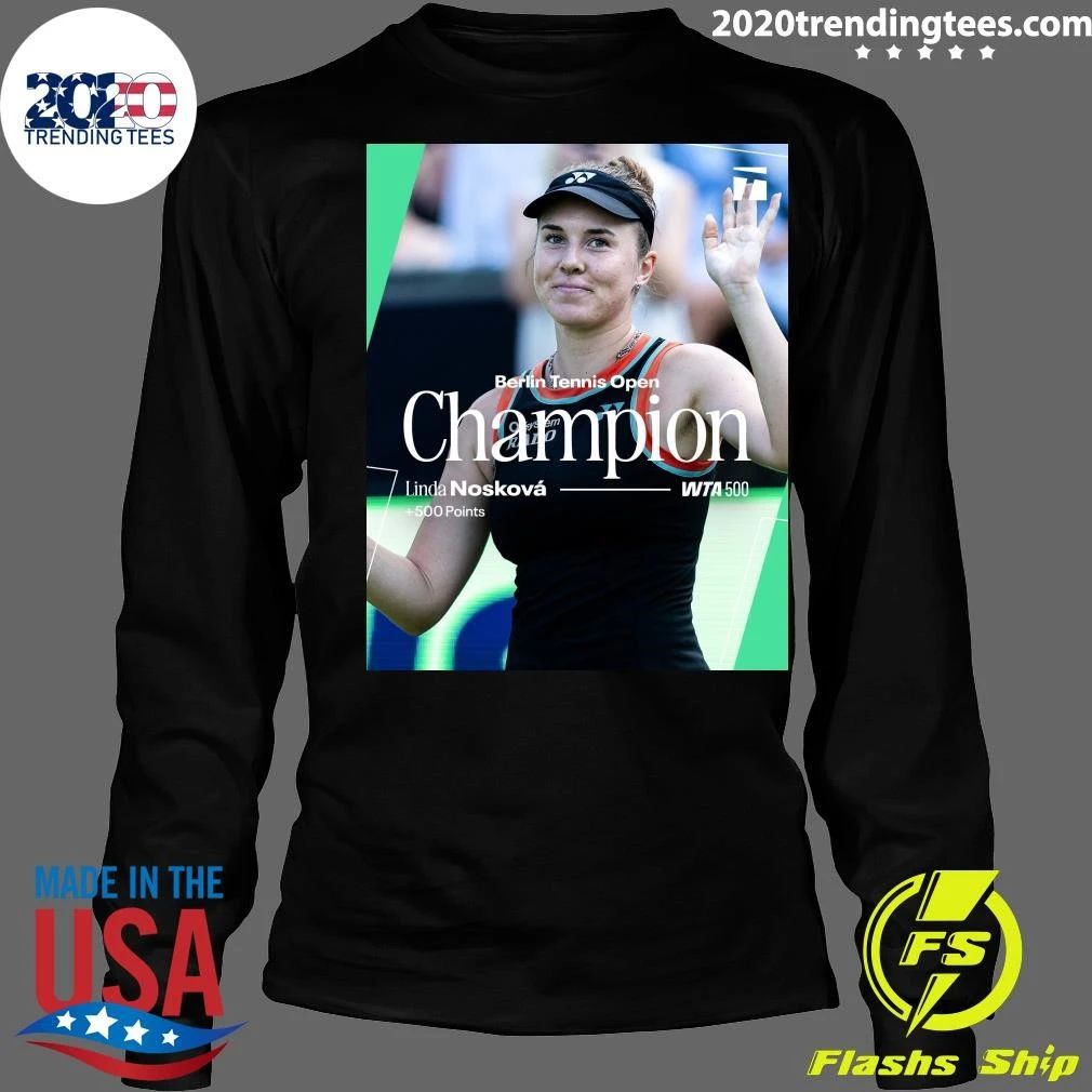 Berlin Tennis Open Champion Linda Nosková WTA 500 Shirt