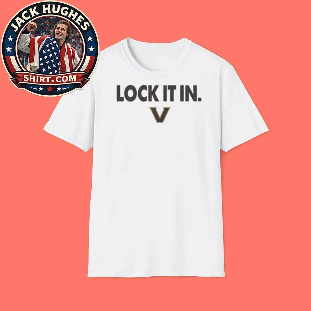 Lock It In Vanderbilt Commodores Shirt – Vanderbilt Fan Graphic T-Shirt