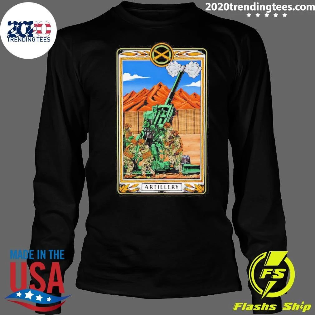 Artillery Cannon Military Soldiers Army Shirt