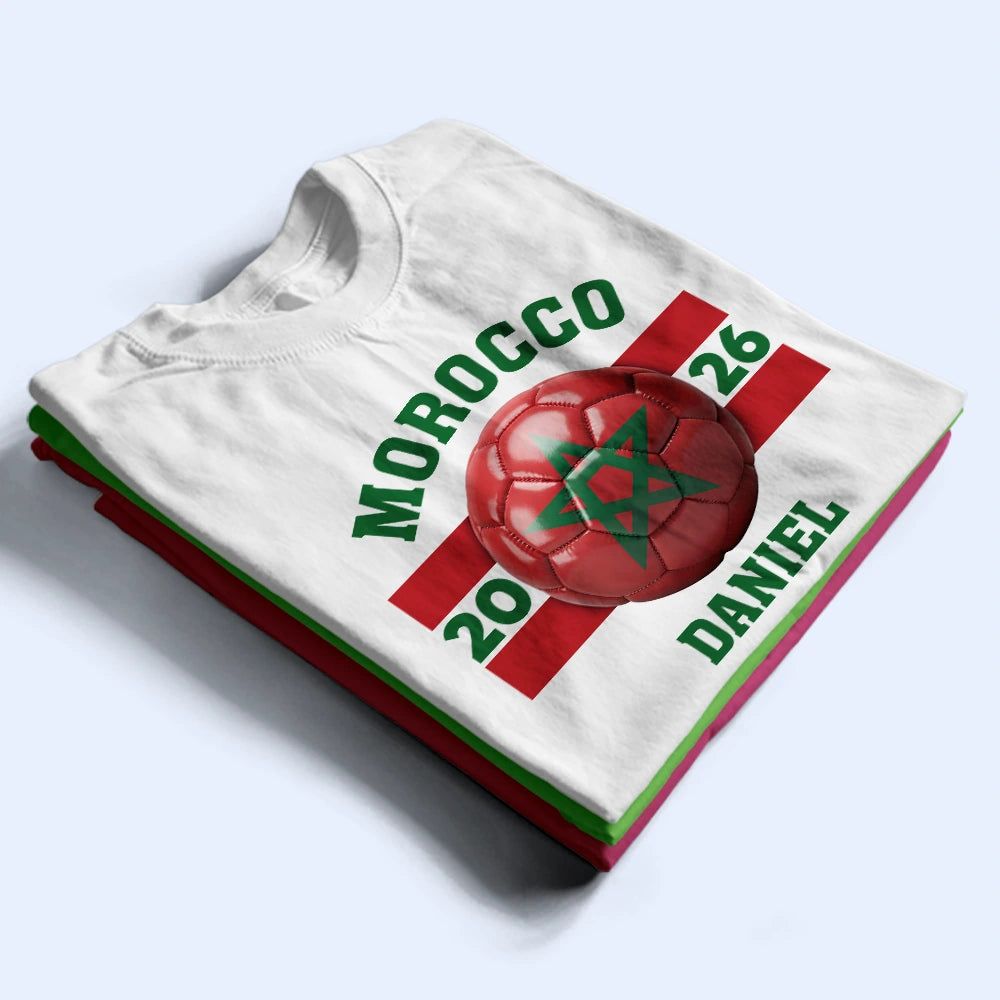 Country Flags Soccer Ball - Personalized T Shirt